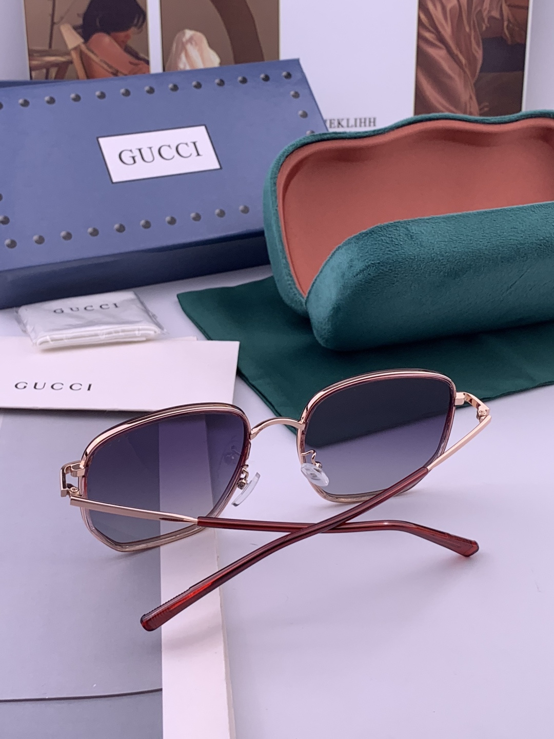 【偏光系列】Gucci 不挑脸型，无论搭配大衣还是连衣裙都非常显气质尼龙偏光镜片预防紫外线 型号：G12