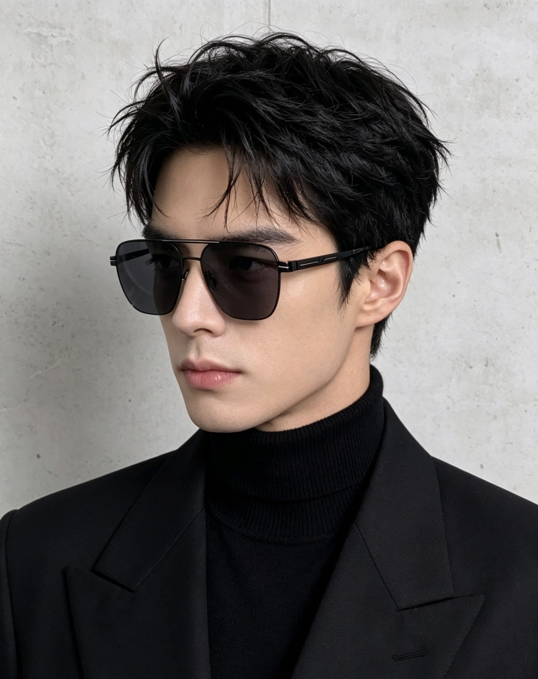 GUCCI 男款炫彩飞行员偏光太阳镜 ❤️材质：高清尼龙加厚卡槽高清偏光镜片 🌹无边框镜架💕颜👍型号：G