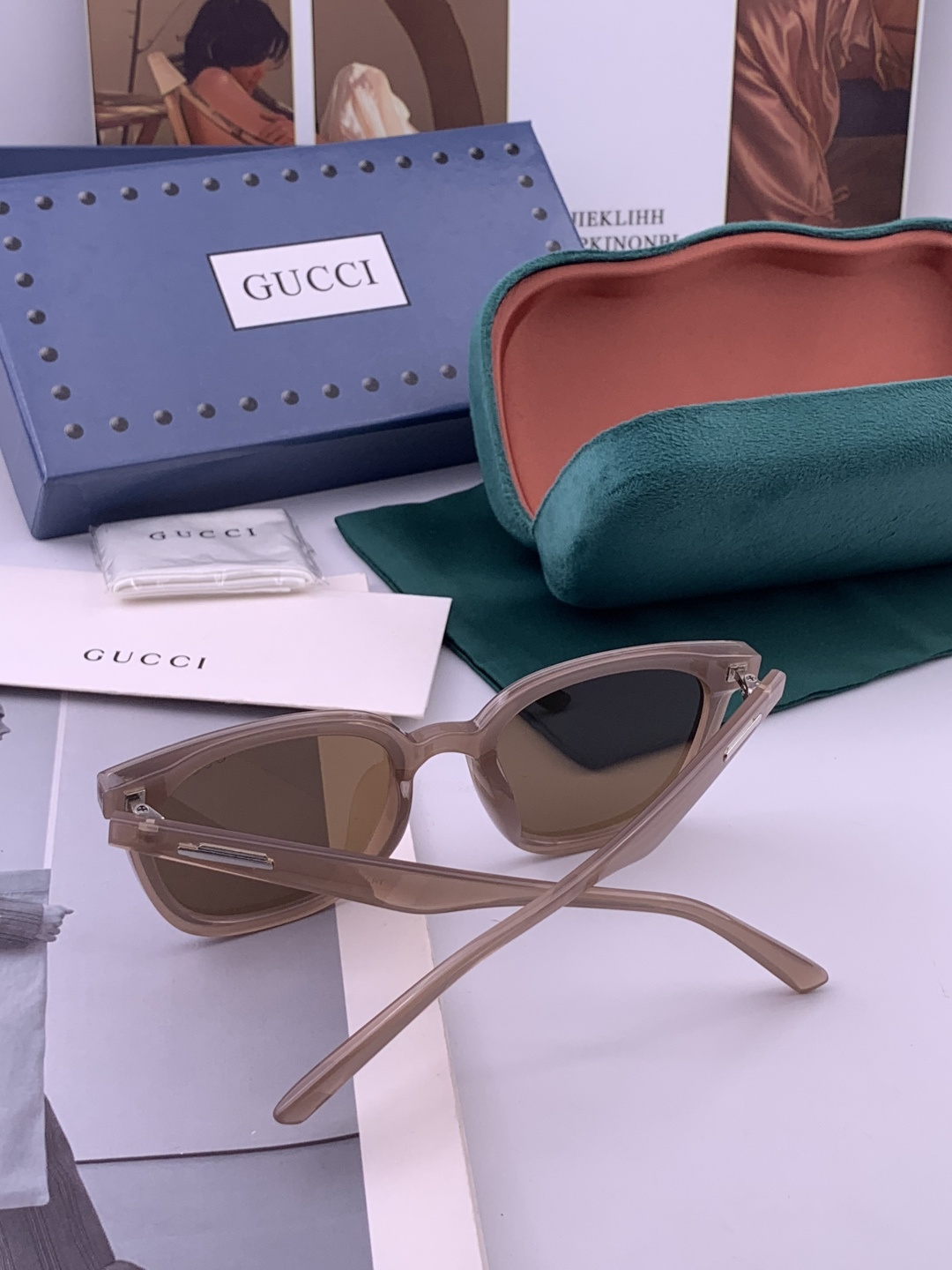 🔺GUCCI🔻古驰 GG方框太阳镜 完美品质 🎓独特设计 适合各种脸型 亮相时装周 超时尚百搭 实物精致