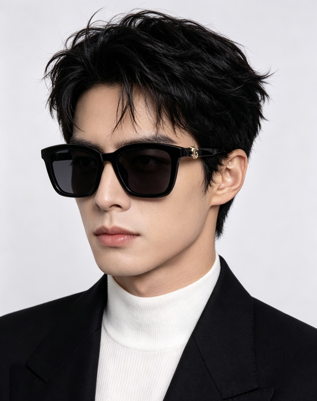 🔺 【GUCCI-偏光太阳镜】开春新款 潮流爆款 时尚方框偏光太阳镜 高品质 佩戴舒适 网红潮款墨镜 女
