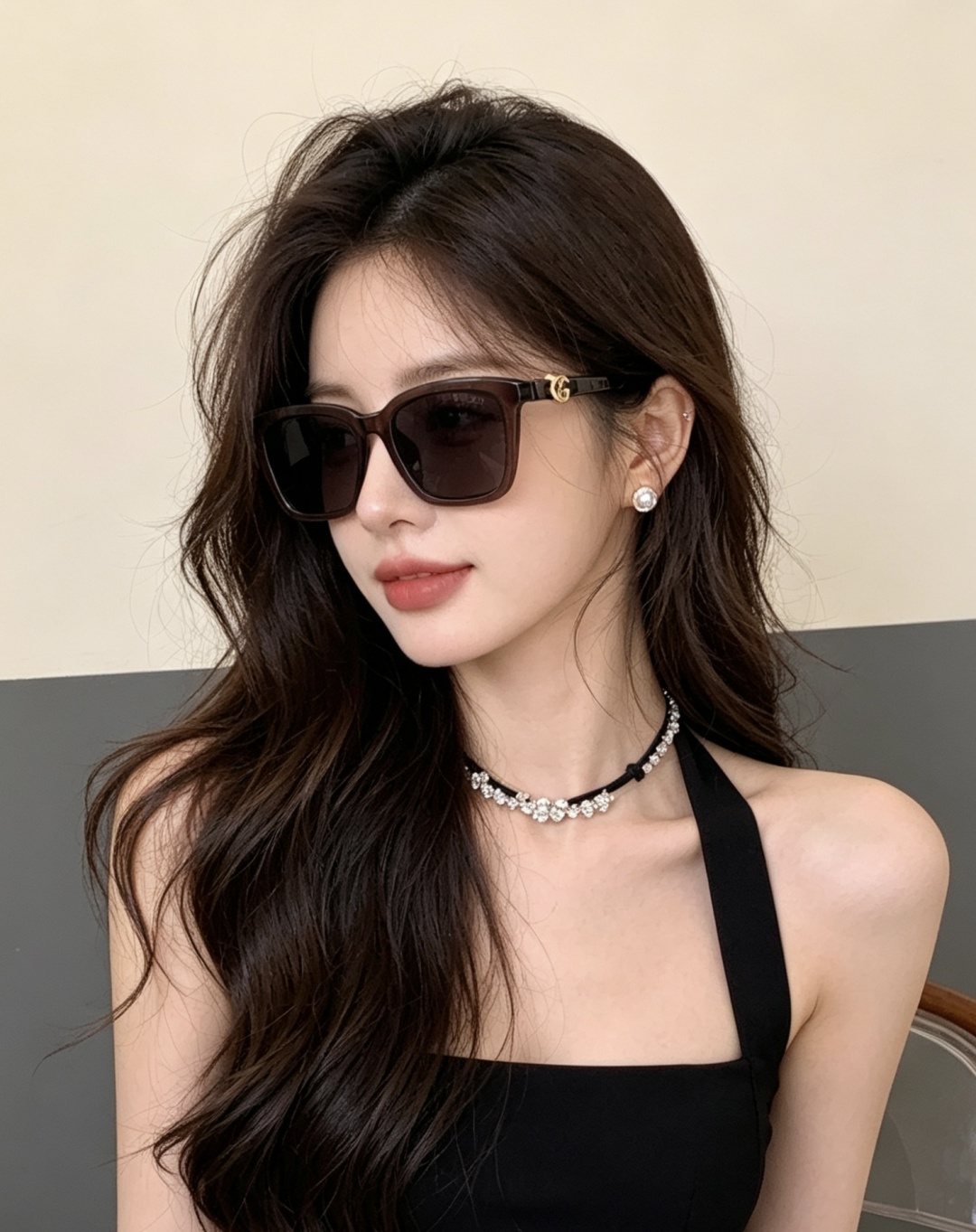 🔺 【GUCCI-偏光太阳镜】开春新款 潮流爆款 时尚方框偏光太阳镜 高品质 佩戴舒适 网红潮款墨镜 女