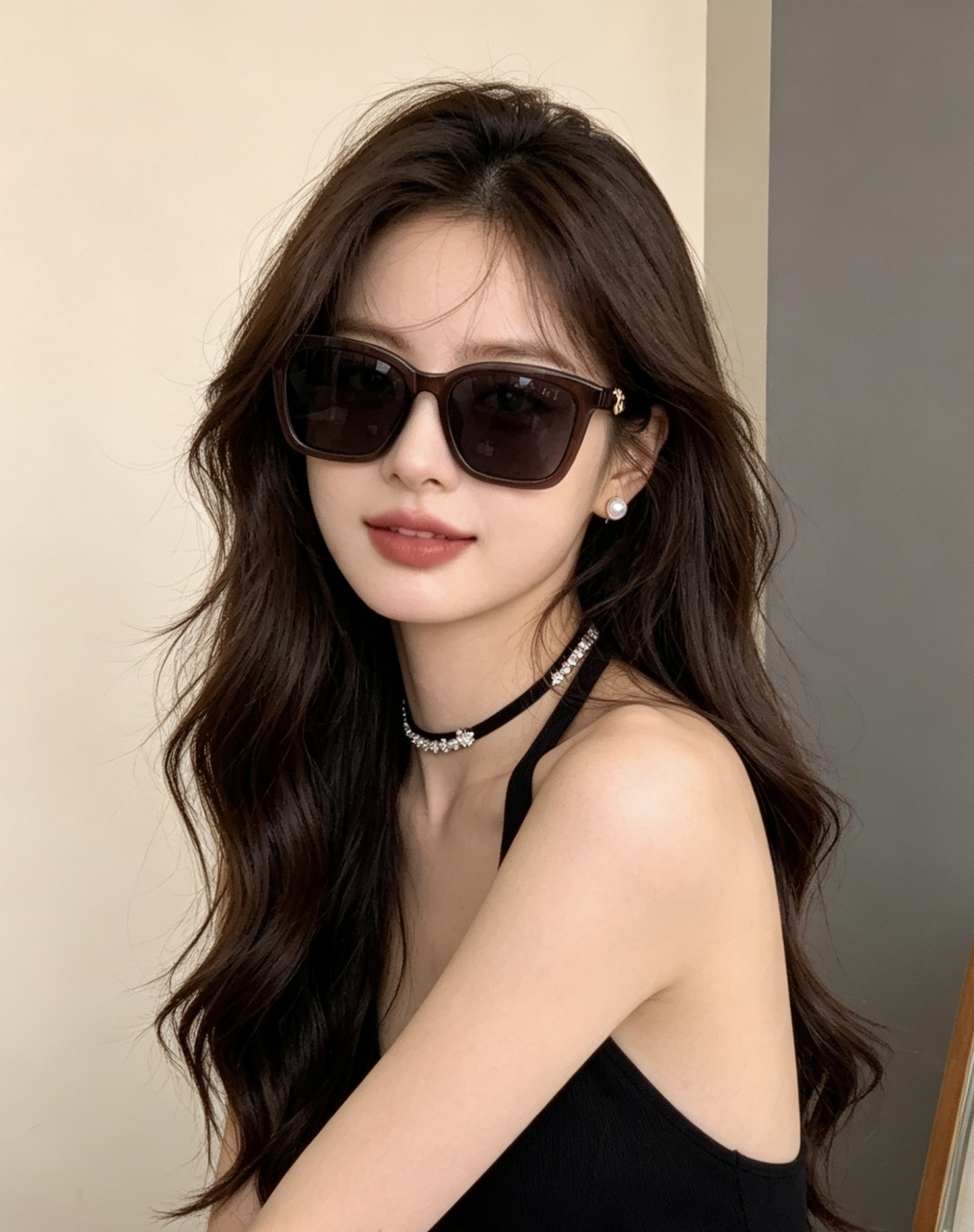 🔺 【GUCCI-偏光太阳镜】开春新款 潮流爆款 时尚方框偏光太阳镜 高品质 佩戴舒适 网红潮款墨镜 女