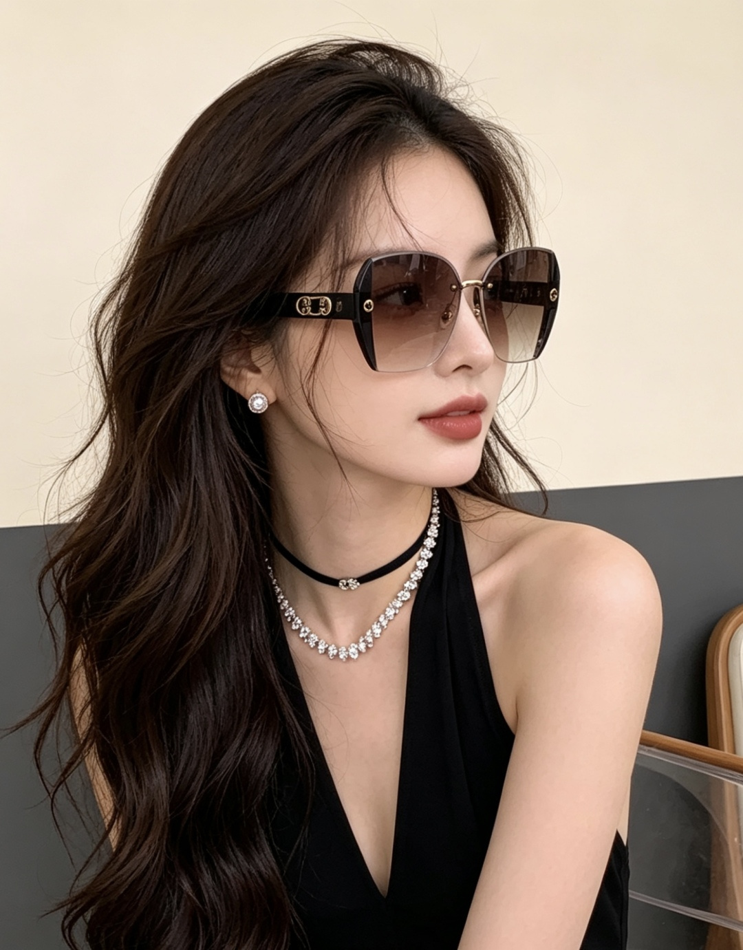🔺 【GUCCI】开春新款 潮流爆款 时尚方框太阳镜 高品质 佩戴舒适 网红潮款墨镜 型号：G0296