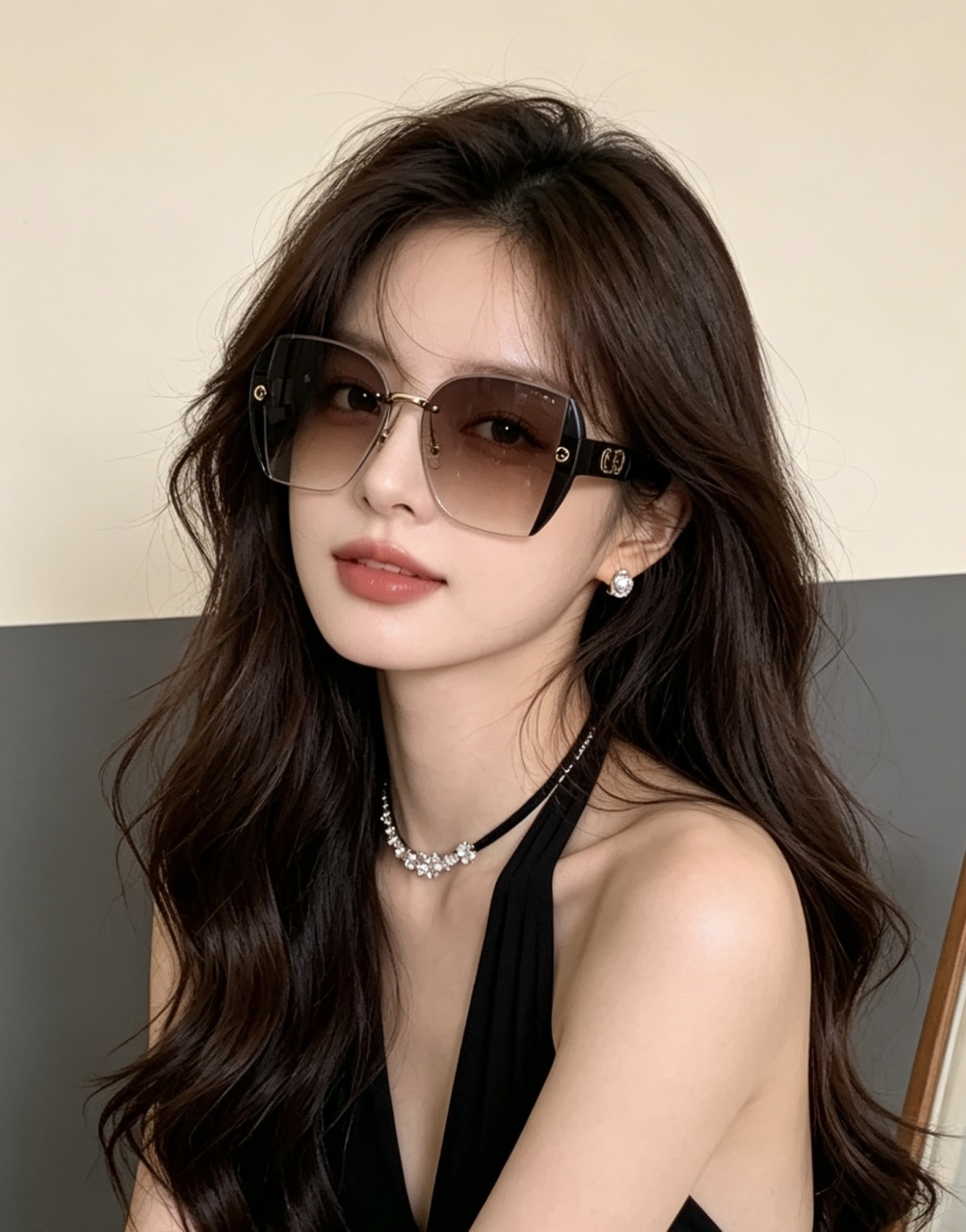 🔺 【GUCCI】开春新款 潮流爆款 时尚方框太阳镜 高品质 佩戴舒适 网红潮款墨镜 型号：G0296