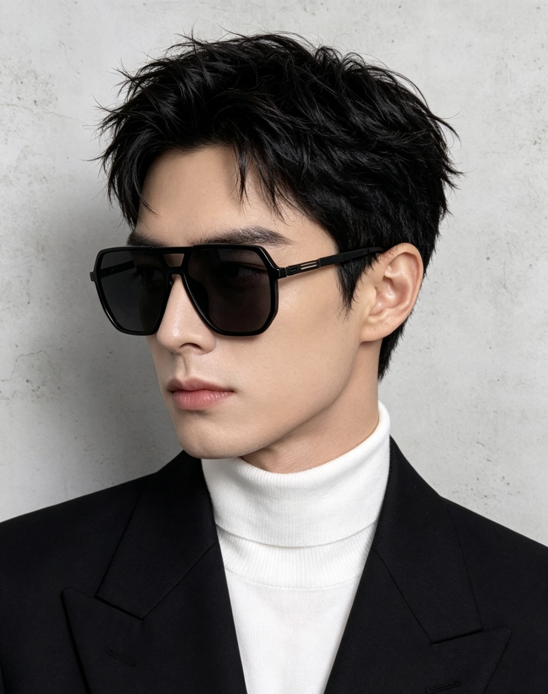 ♦️ GUCCI 新款男女情侣款太阳镜多边形墨镜iP电镀永不褪色 超轻超有弹性整幅眼镜无螺丝重要的是压不