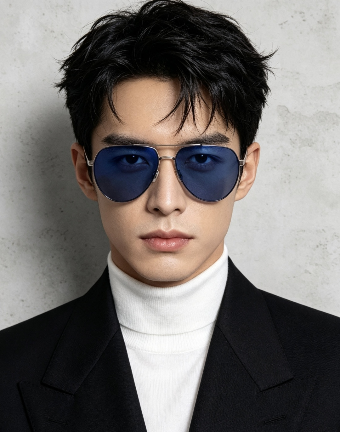 GUCCI 男款炫彩飞行员偏光太阳镜 ❤️材质：高清尼龙加厚卡槽高清偏光镜片 🌹无边框镜架💕颜👍型号：G
