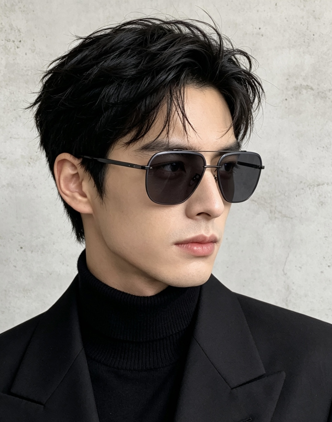 GUCCI 男款炫彩飞行员偏光太阳镜 ❤️材质：高清尼龙加厚卡槽高清偏光镜片 🌹无边框镜架💕颜 型号：G