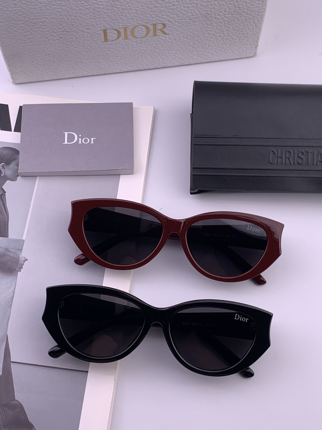 【DIOR】新款潮流爆款 时尚太阳镜 佩戴舒适 网红潮款墨镜 女士高清加厚偏光太阳镜🕶️ 🎉高品质TR镜