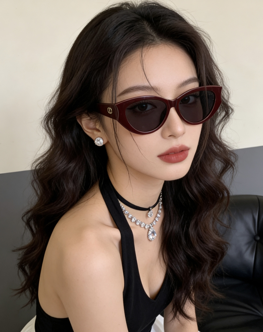 【DIOR】新款潮流爆款 时尚太阳镜 佩戴舒适 网红潮款墨镜 女士高清加厚偏光太阳镜🕶️ 🎉高品质TR镜