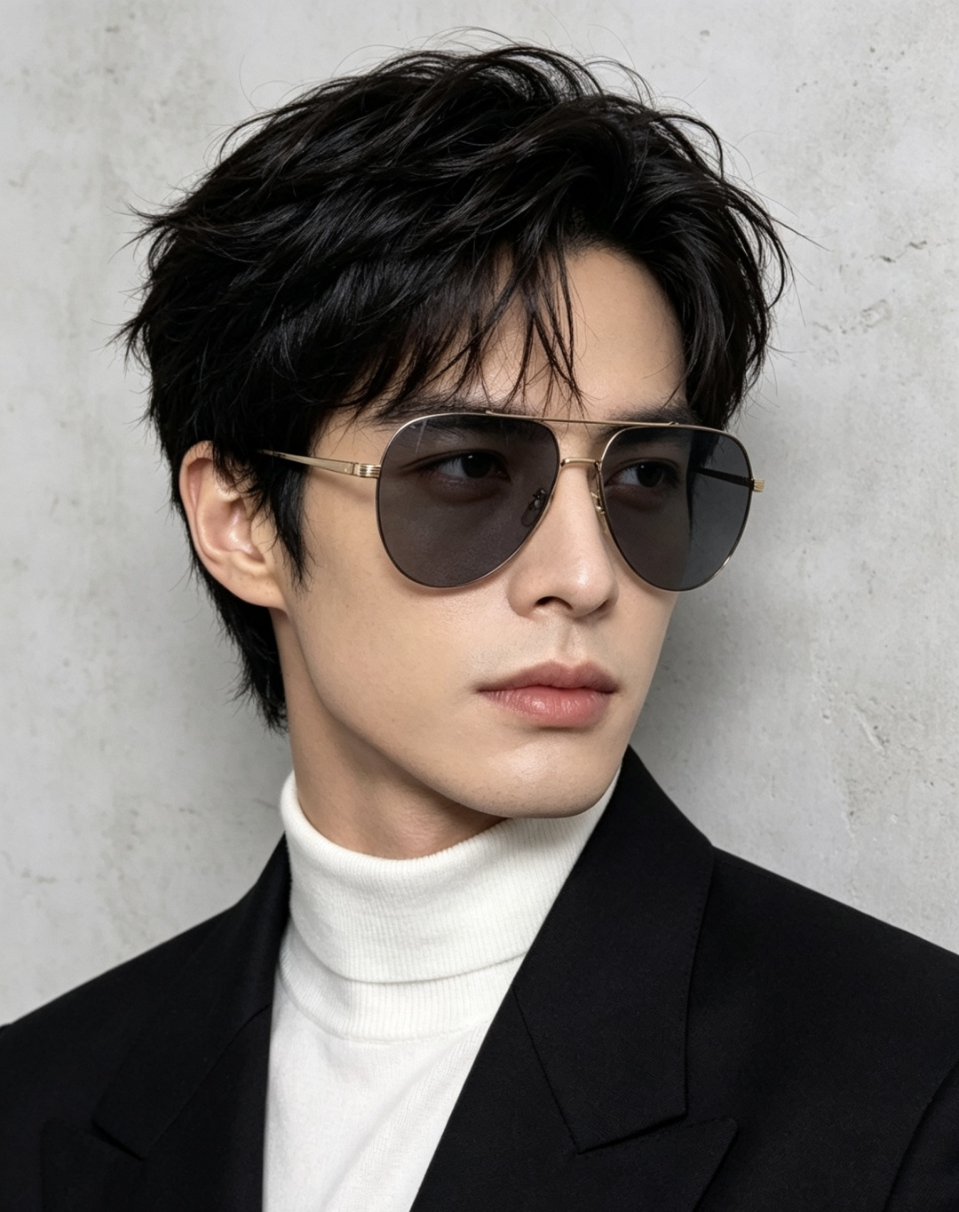 GUCCI 男款炫彩飞行员偏光太阳镜 ❤️材质：高清尼龙加厚卡槽高清偏光镜片 🌹无边框镜架💕颜👍型号：G