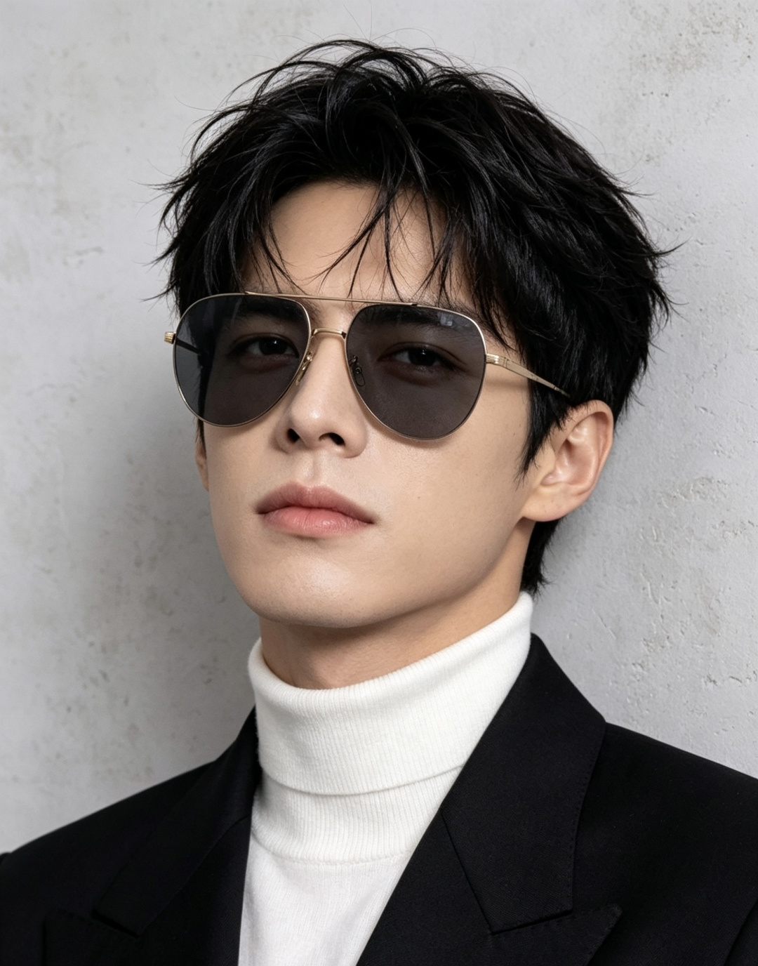 GUCCI 男款炫彩飞行员偏光太阳镜 ❤️材质：高清尼龙加厚卡槽高清偏光镜片 🌹无边框镜架💕颜👍型号：G