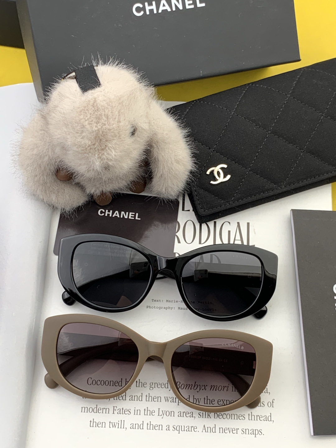【CHANEL】香奈儿 新款潮流爆款 时尚圆框太阳镜 佩戴舒适 网红潮款墨镜 女士高清加厚偏光太阳镜🕶️