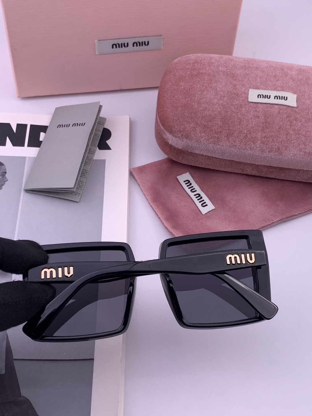 MIUMIU/缪缪🖇🖇开春新款🌟闪耀新款璀璨登台 ❤❤太阳镜潮品 精致个性设计简约时尚 专柜品质值得拥有