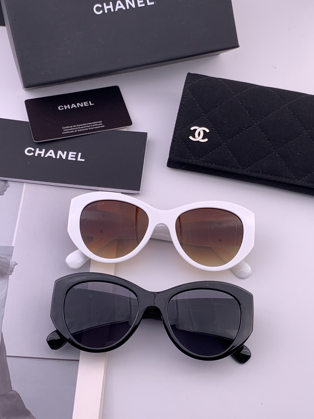 新品CHANEL 香奈儿太阳镜以独特魅力和前卫风格诠释春夏最新眼镜，质感超好佩带舒适 型号：CH4600