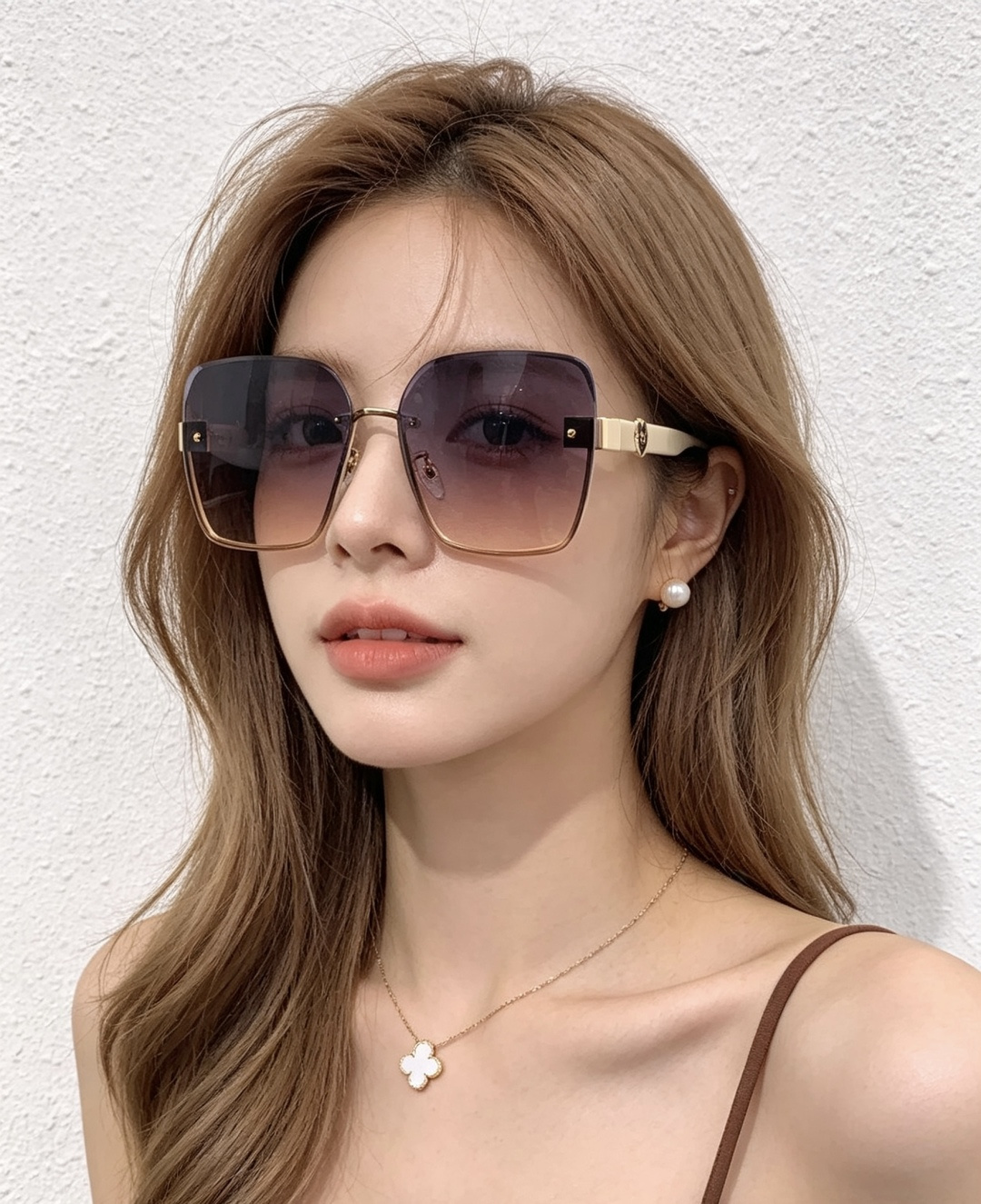 🔺 【香奈儿】开春新款 潮流爆款 时尚方框太阳镜 高品质 佩戴舒适 网红潮款墨镜 女士高清加厚偏光太阳镜