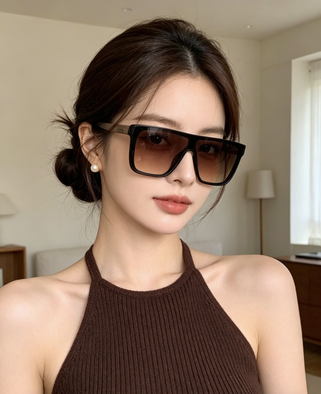 Gucci 。 高品质男女款墨镜 👍 。 开车钓鱼都可 。百搭显瘦墨镜韩版男士飞行员大框司机开车防紫外线