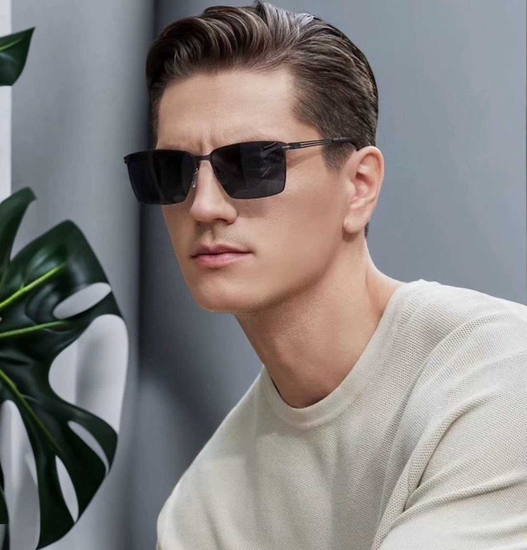 ♦️GUCCI 新款男女情侣款太阳镜多边形墨镜iP电镀永不褪色 超轻超有弹性整幅眼镜无螺丝重要的是压不坏