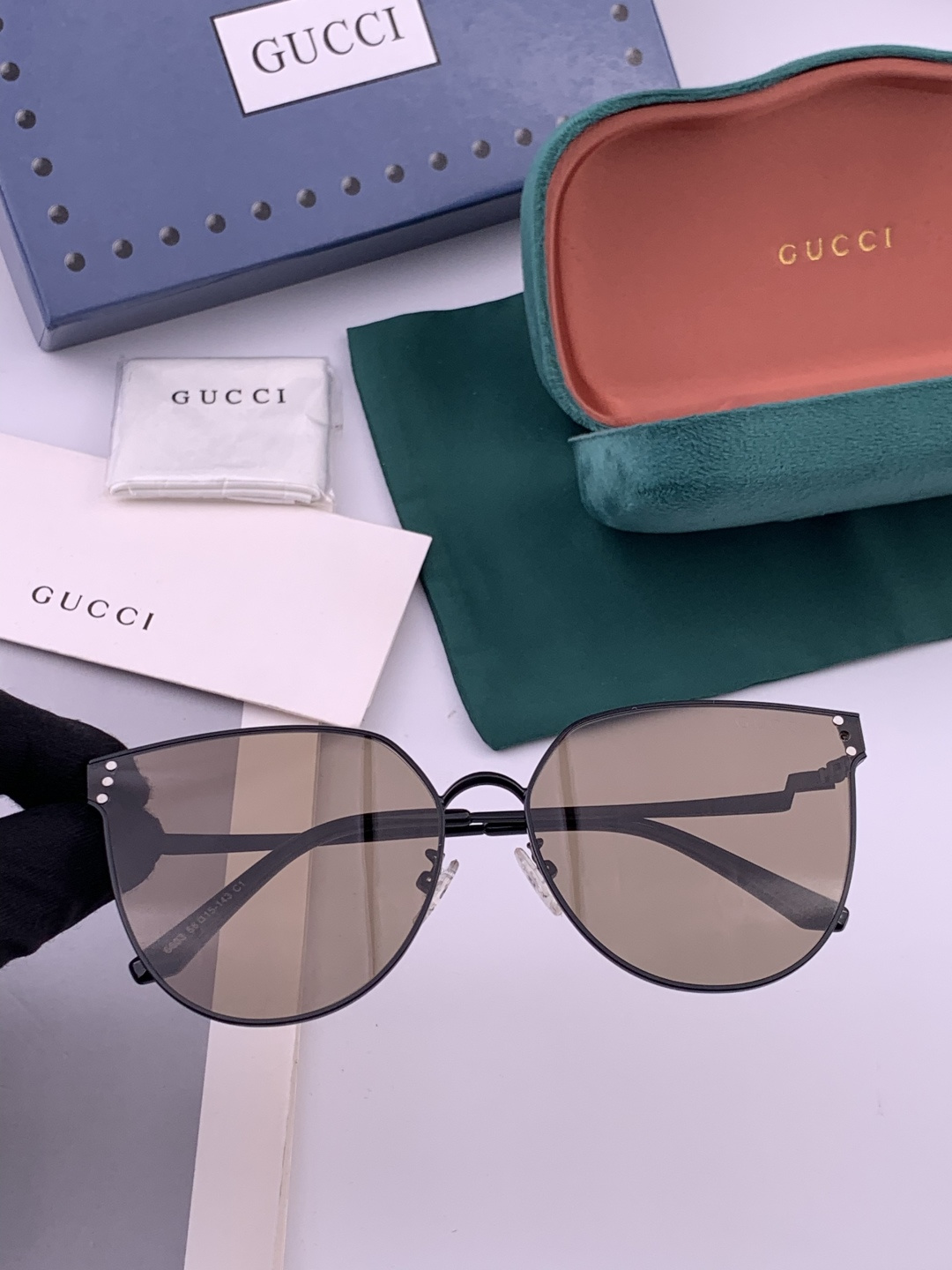 🔺 【GUCCI】开春新款 潮流爆款 时尚太阳镜 高品质 佩戴舒适 网红潮款墨镜 型号：G3660