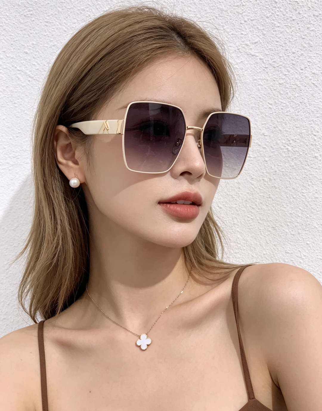 【TR偏光系列】Gucci 经典的大框设计，情侣款不挑脸型，无论搭配大衣还是连衣裙都非常显气质偏光镜片预