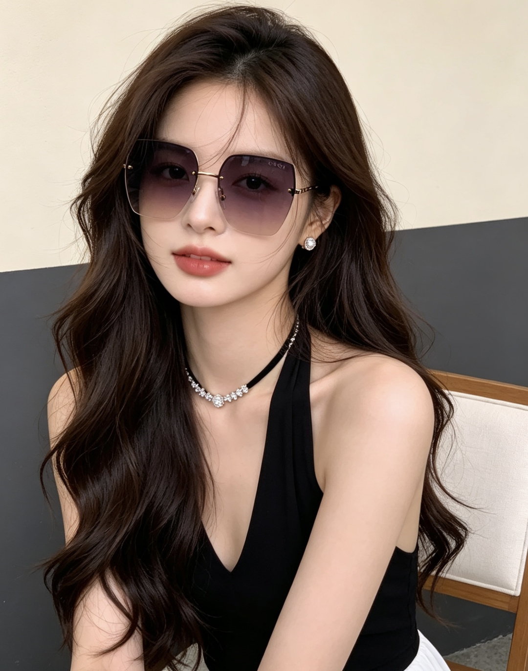 【CHANEL】香奈儿 潮流爆款 时尚大框太阳镜 佩戴舒适 网红潮款墨镜 ♥️♥️型号：CH5819