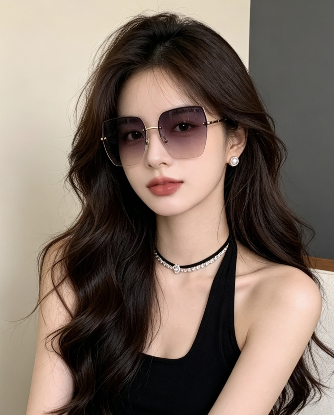 【CHANEL】香奈儿 潮流爆款 时尚大框太阳镜 佩戴舒适 网红潮款墨镜 ♥️♥️型号：CH5819