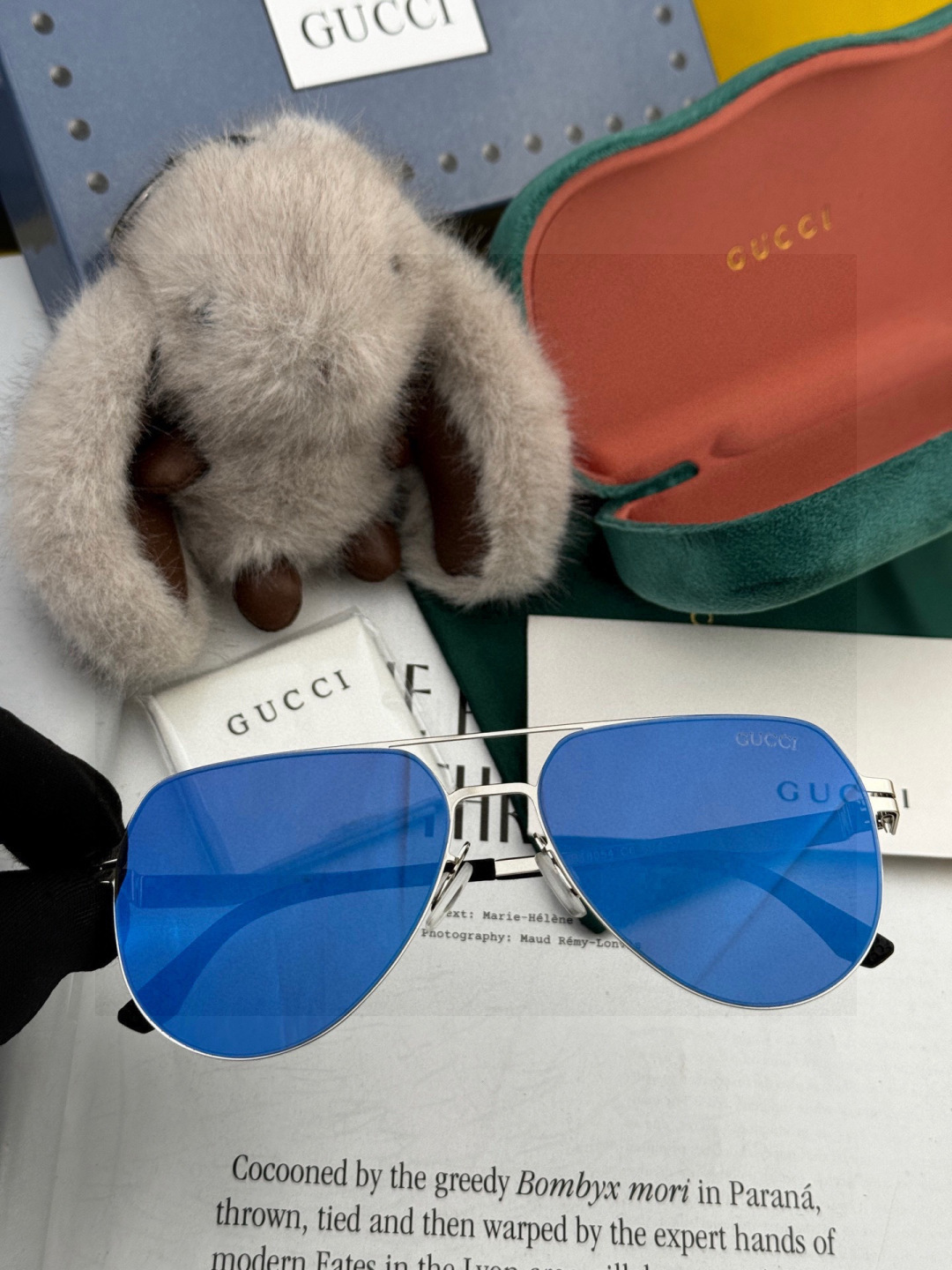 ♦️GUCCI 新款男女情侣款太阳镜多边形墨镜iP电镀永不褪色 超轻超有弹性整幅眼镜无螺丝重要的是压不坏