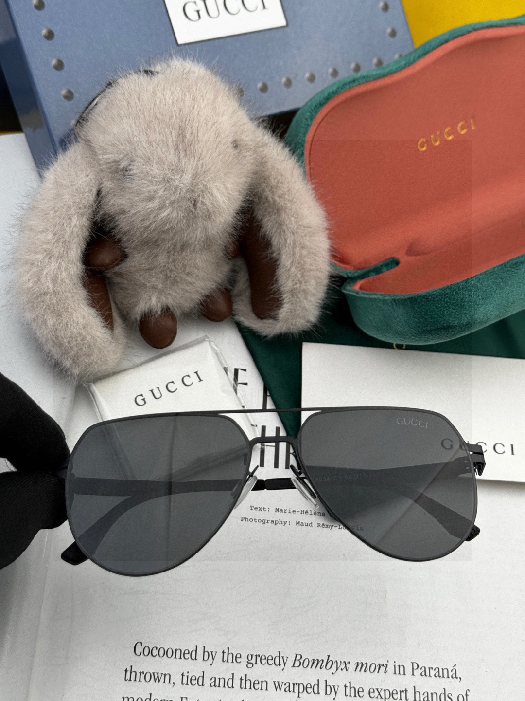 ♦️GUCCI 新款男女情侣款太阳镜多边形墨镜iP电镀永不褪色 超轻超有弹性整幅眼镜无螺丝重要的是压不坏