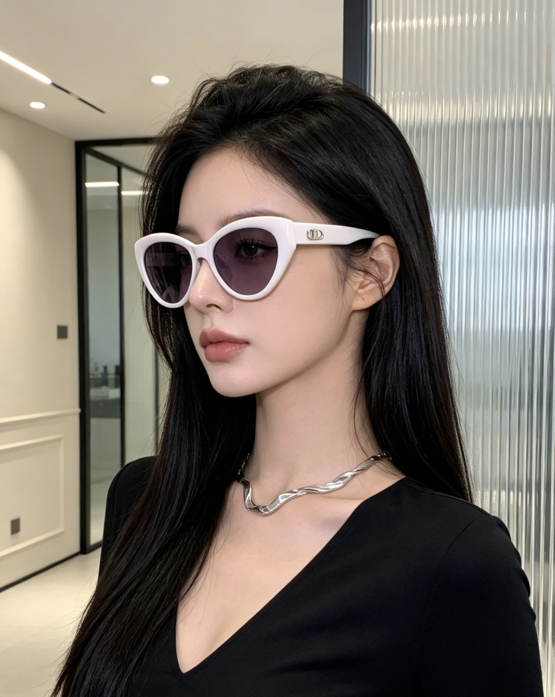 🔺 【DIOR-迪奥】开春新款 潮流爆款 时尚方框偏光太阳镜 高品质 佩戴舒适 网红潮款墨镜 型号：D4