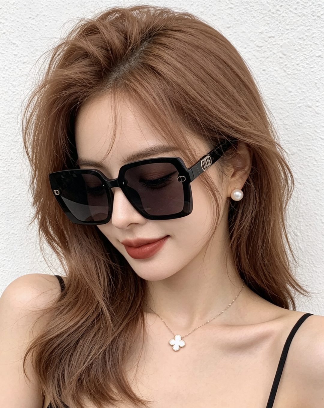 🔺 【DIOR-迪奥】开春新款 潮流爆款 时尚方框偏光太阳镜 高品质 佩戴舒适 网红潮款墨镜 女士高清加