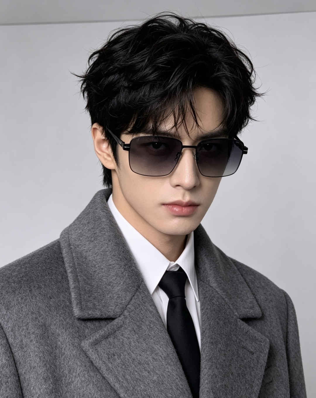 GUCCI 男款炫彩飞行员偏光太阳镜 ❤️材质：高清尼龙加厚卡槽高清偏光镜片 🌹无边框镜架💕颜👍型号：G