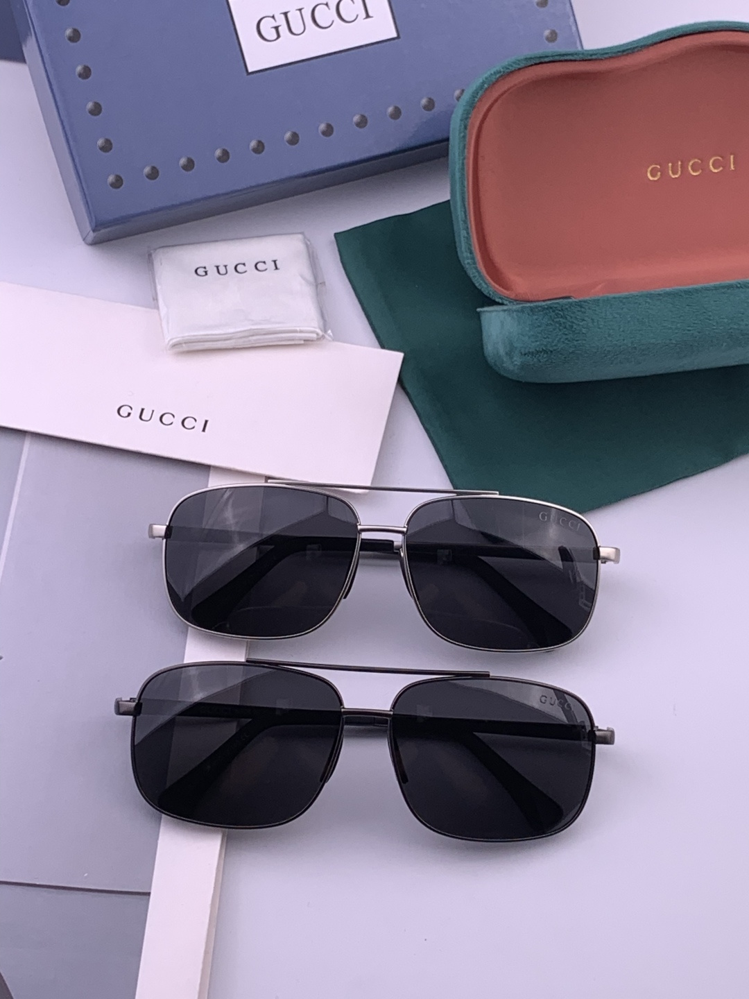 Gucci 🔥  高品质男女款墨镜   👍 进口宝丽来偏光镜片  🔥蛤蟆镜 开车钓鱼都可 🔥百搭显瘦墨镜
