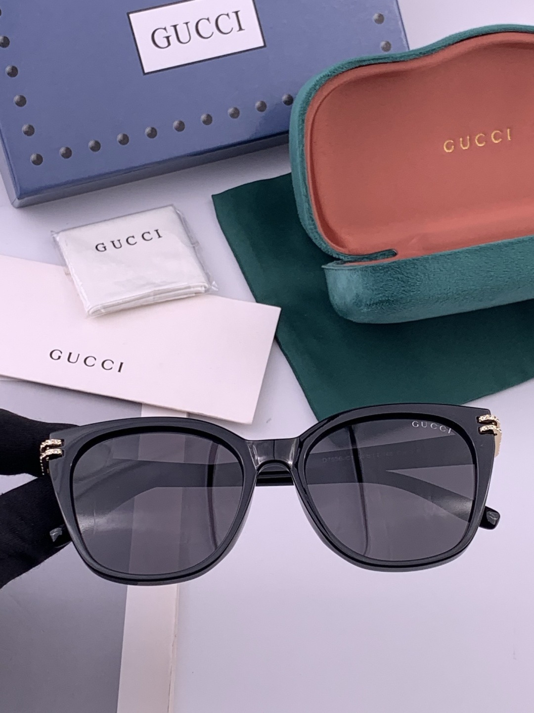 🔺GUCCI🔻古驰 GG圆框太阳镜 完美品质 🎓独特设计  适合各种脸型 亮相时装周 超时尚百搭 实物精