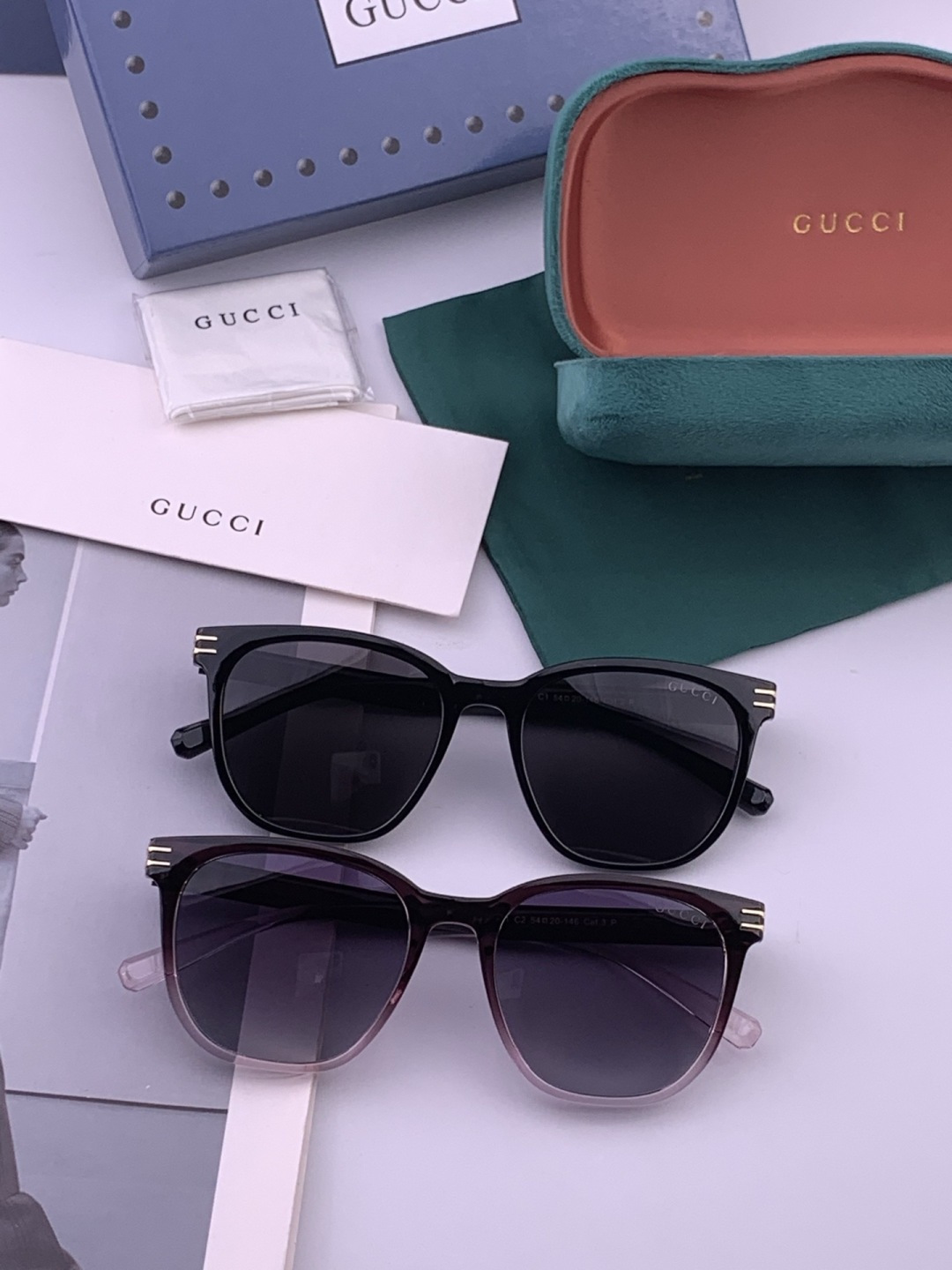 🔺GUCCI🔻古驰 GG圆框太阳镜 完美品质 🎓独特设计  适合各种脸型 亮相时装周 超时尚百搭 实物精