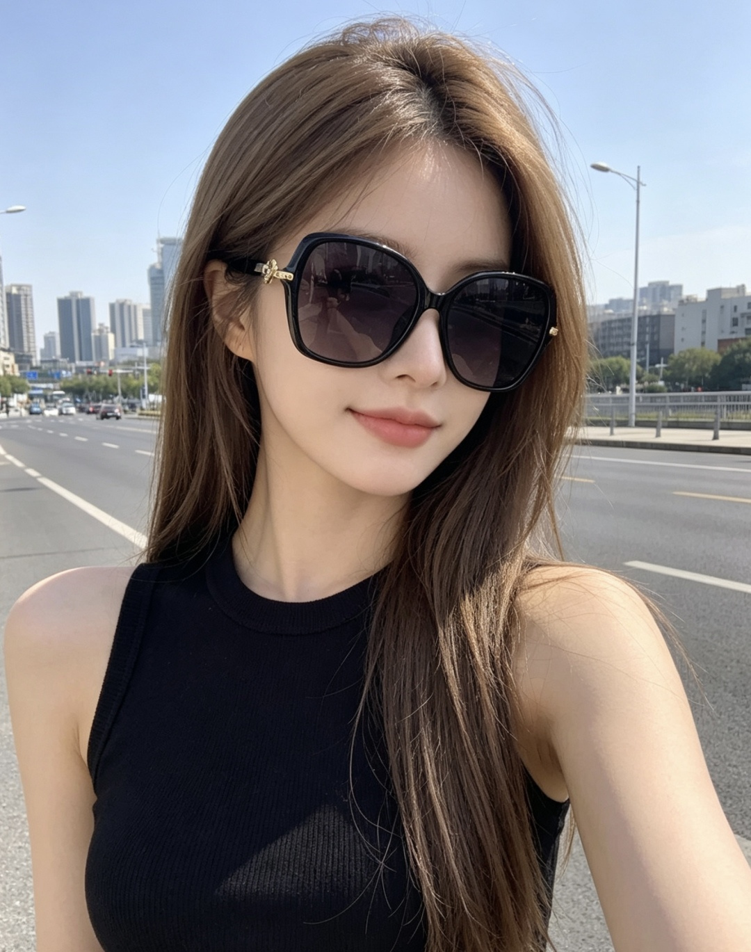 🔺CHANEL🔻官方早春新款，众多明星同款[色]香奈儿‼️‼️新款大框偏光墨镜 ，🌈🌈宝丽来超清偏光太阳