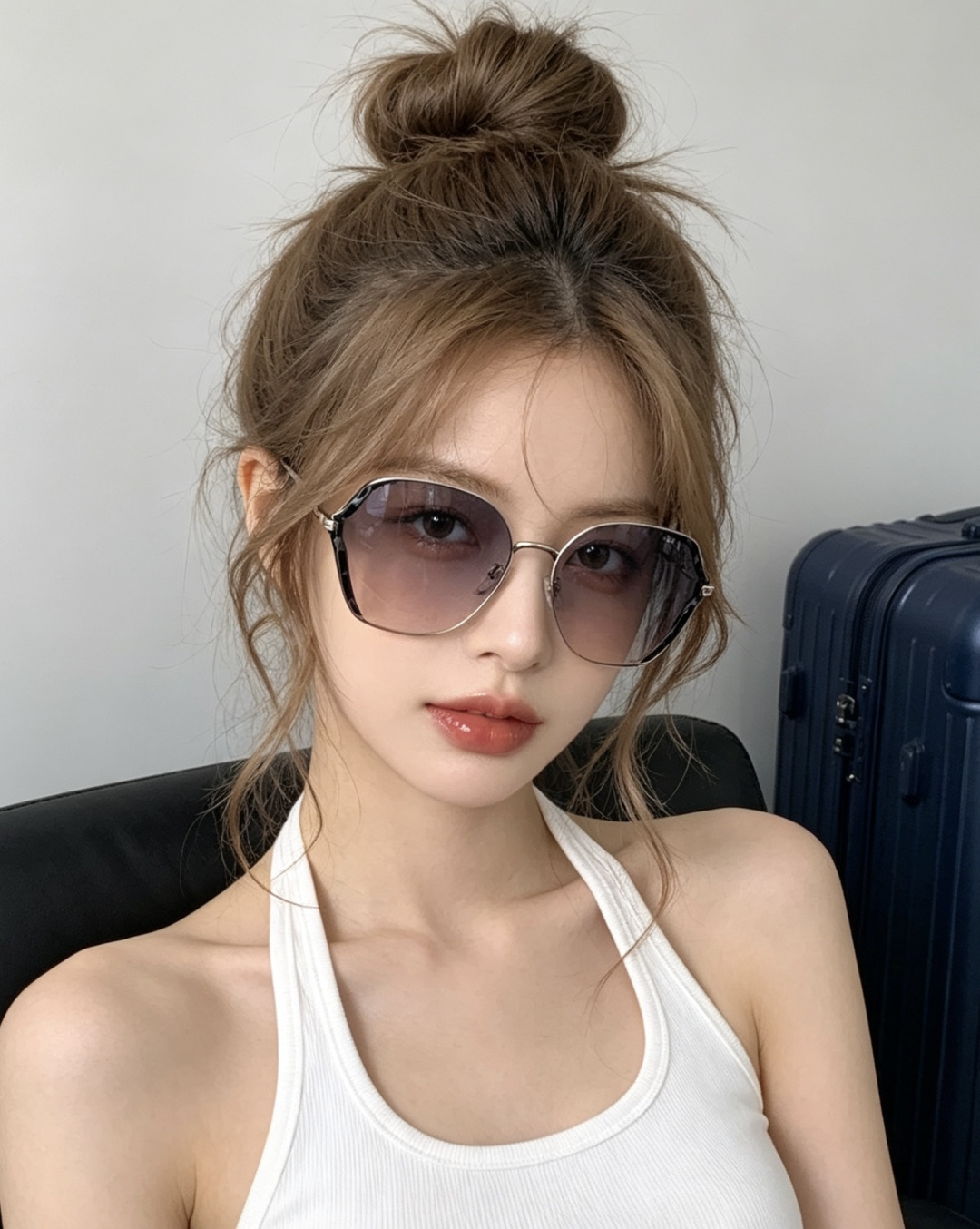 【偏光系列太阳镜】🎈原版出货香奈儿网红超爆款💙经典奢华全球风[强][酷][亲亲] 时尚圆框太阳镜[得意]