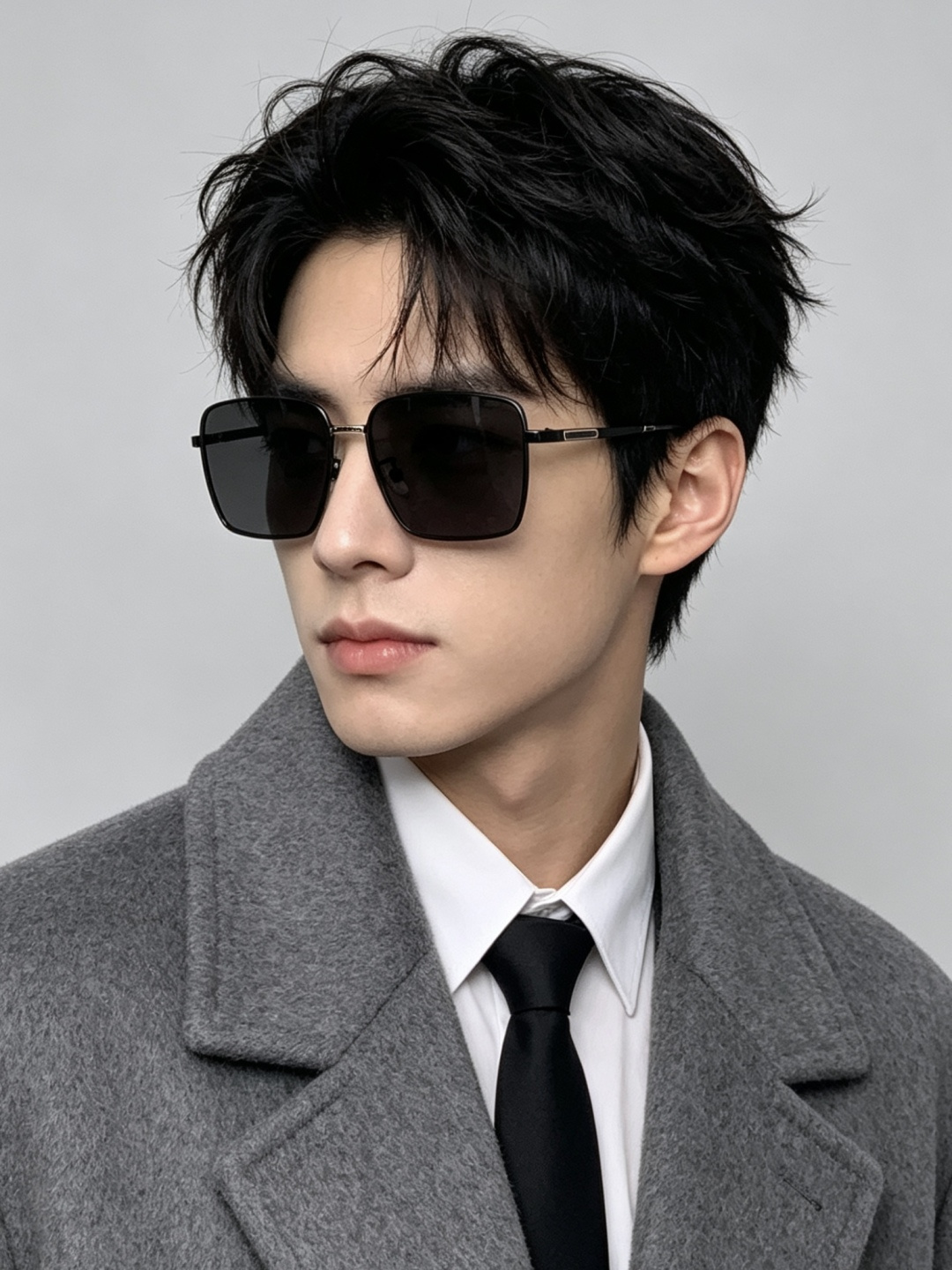 GUCCI 男款炫彩飞行员偏光太阳镜 ❤️材质：高清尼龙加厚卡槽高清偏光镜片 🌹无边框镜架💕颜👍型号：G