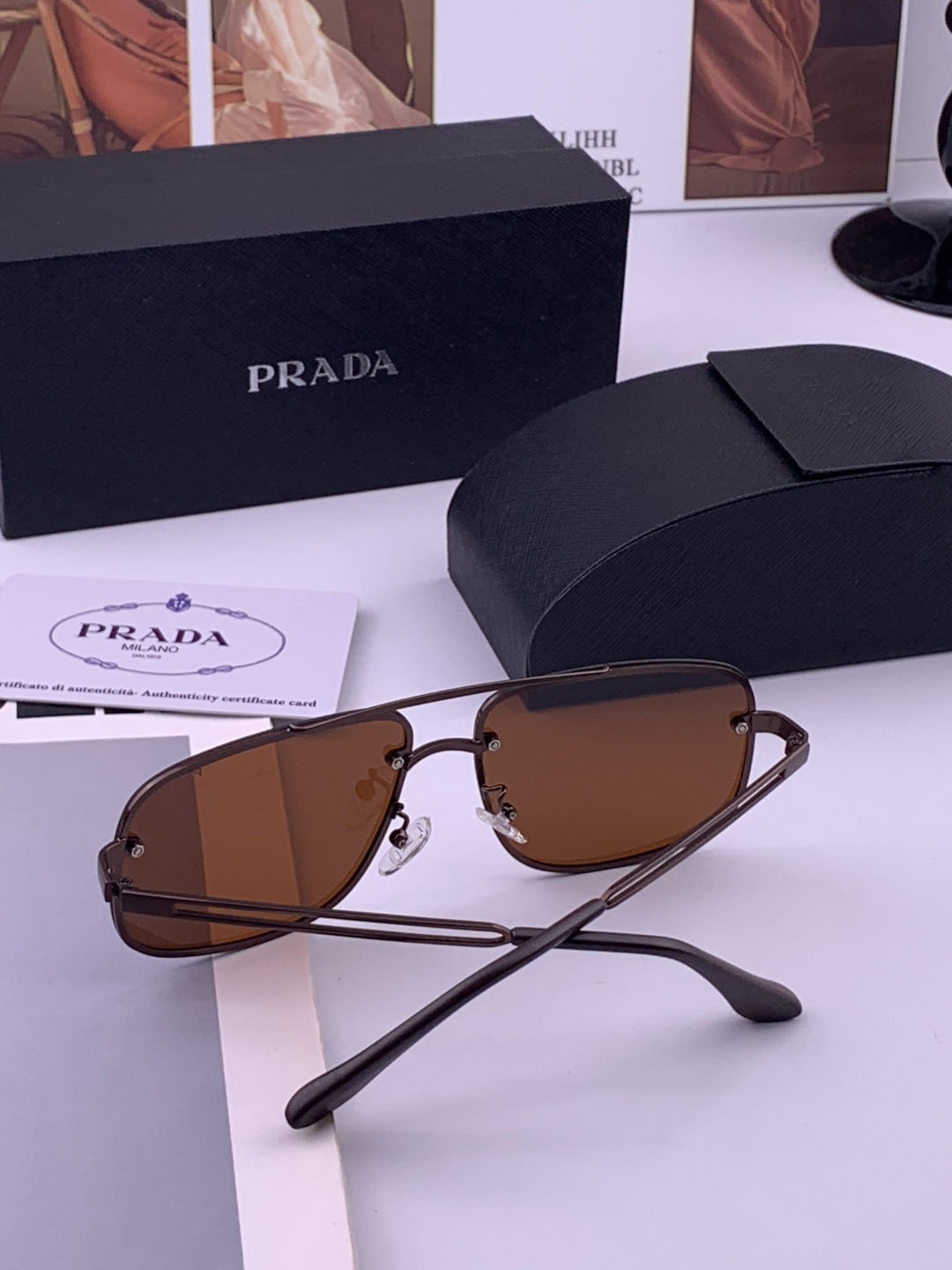 PRADA 普拉达 界级大师制造. 偏光墨镜 高档 潮流🐚时尚百搭🌪男士款百搭瘦脸太阳镜 高品质 ！开车