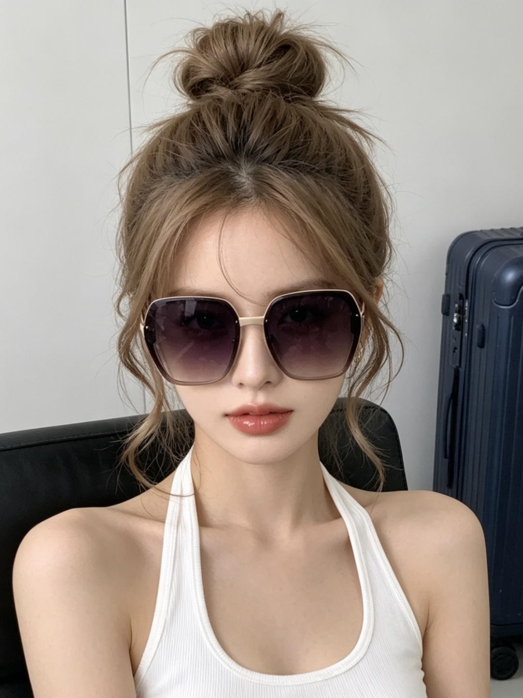 🔺 【GUCCI】开春新款 潮流爆款 时尚方框太阳镜 高品质 佩戴舒适 网红潮款墨镜 型号：G313