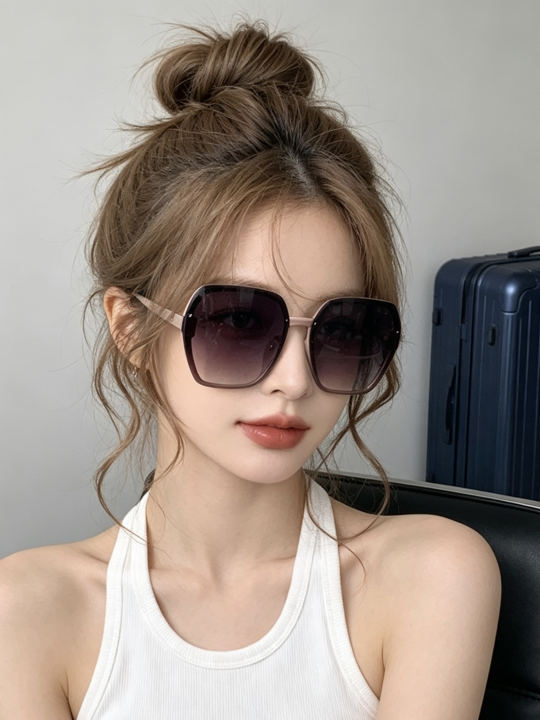 🔺 【GUCCI】开春新款 潮流爆款 时尚方框太阳镜 高品质 佩戴舒适 网红潮款墨镜 型号：G313
