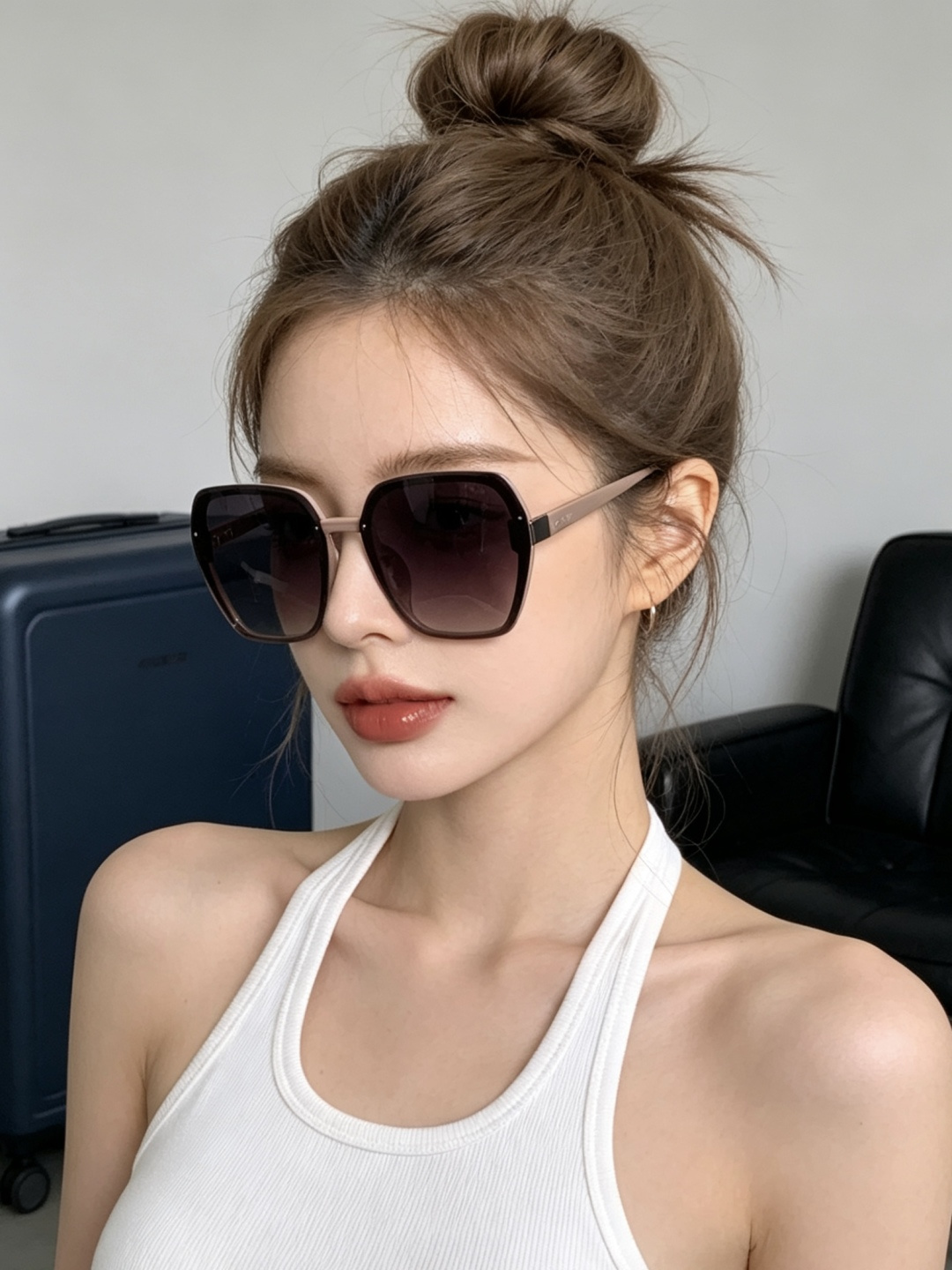 🔺 【GUCCI】开春新款 潮流爆款 时尚方框太阳镜 高品质 佩戴舒适 网红潮款墨镜 型号：G313