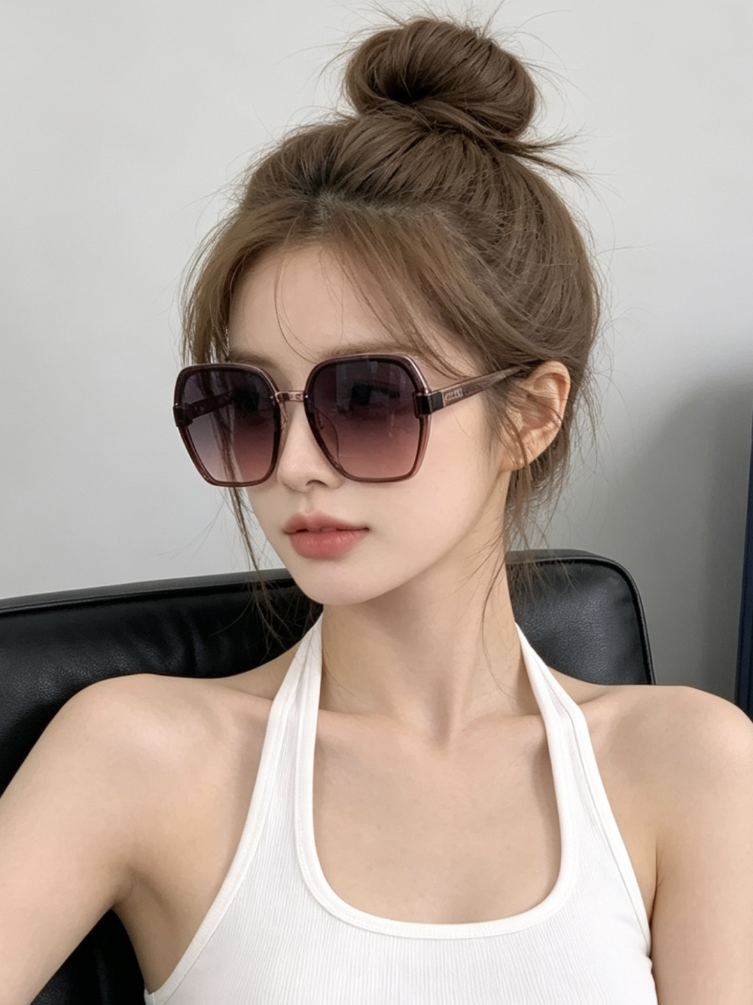 🔺 【GUCCI】开春新款 潮流爆款 时尚方框太阳镜 高品质 佩戴舒适 网红潮款墨镜 型号：G313