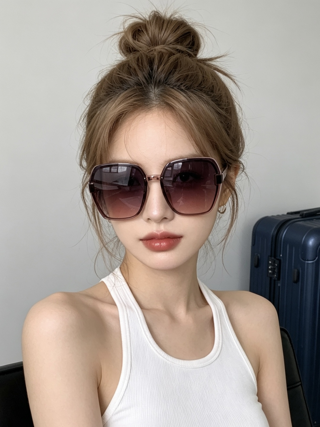 🔺 【GUCCI】开春新款 潮流爆款 时尚方框太阳镜 高品质 佩戴舒适 网红潮款墨镜 型号：G313