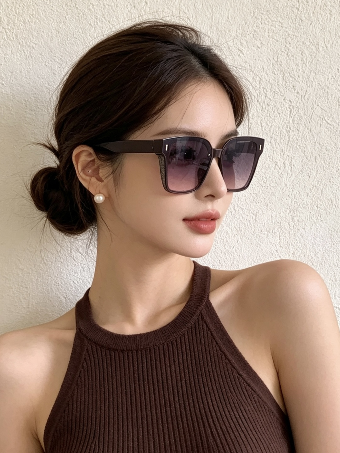 🔺 【DIOR-迪奥】开春新款 潮流爆款 时尚方框偏光太阳镜 高品质 佩戴舒适 网红潮款墨镜 女士高清偏