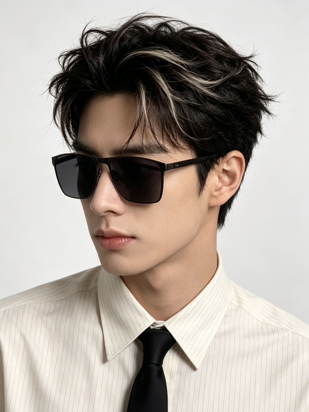 GUCCI 男款炫彩飞行员偏光太阳镜 ❤️材质：高清尼龙加厚卡槽高清偏光镜片 🌹无边框镜架💕颜👍型号：G