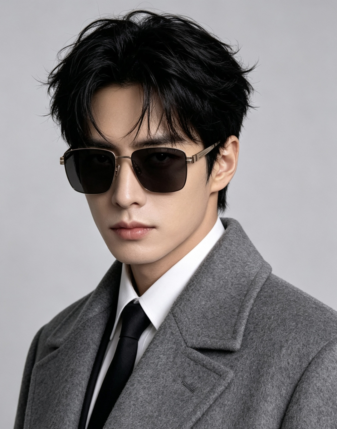 GUCCI 男款炫彩飞行员偏光太阳镜 ❤️材质：高清尼龙加厚卡槽高清偏光镜片 🌹无边框镜架💕颜👍型号：G