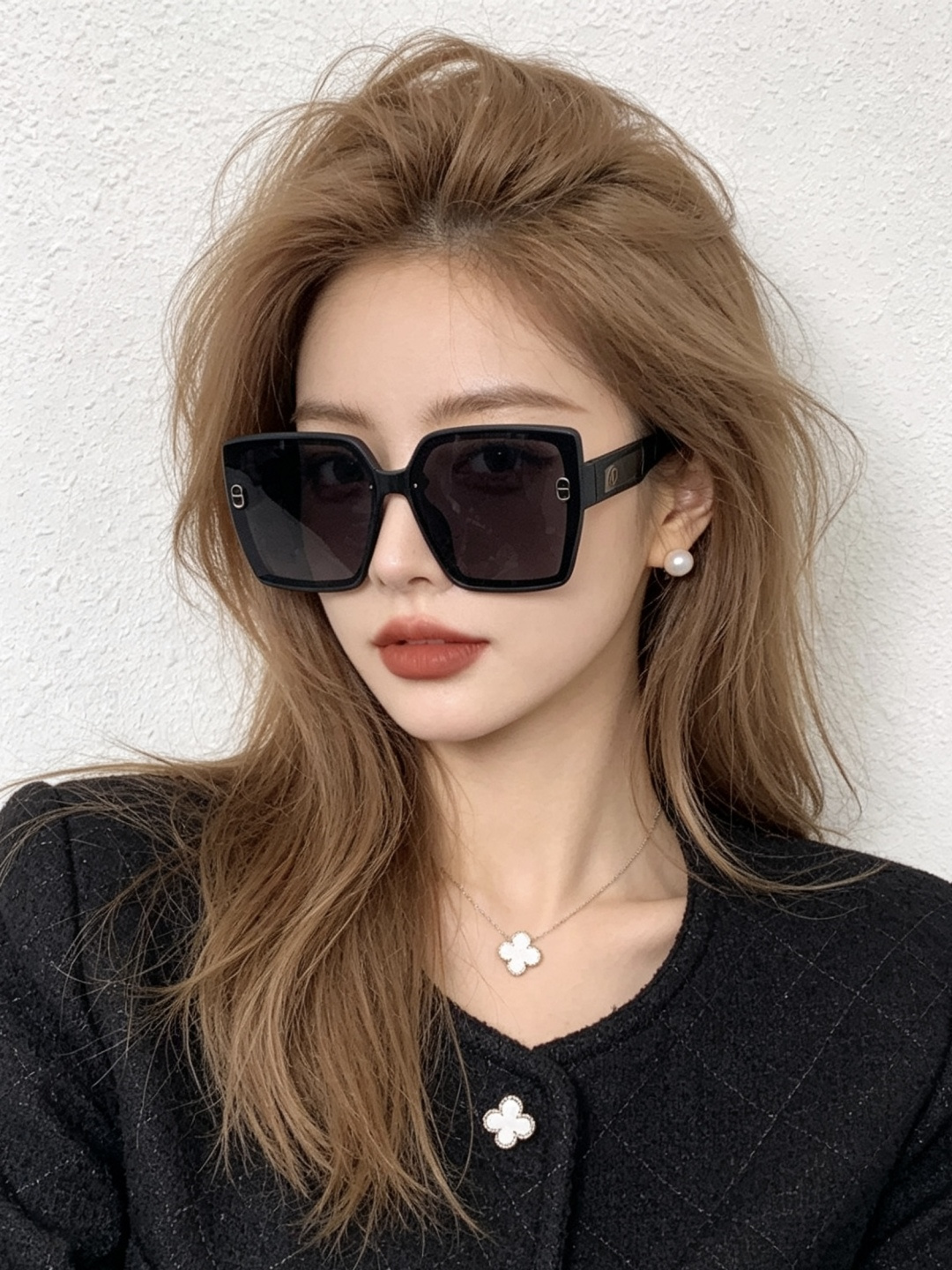 🔺 【DIOR-迪奥】开春新款 潮流爆款 时尚方框偏光太阳镜 高品质 佩戴舒适 网红潮款墨镜 女士高清偏