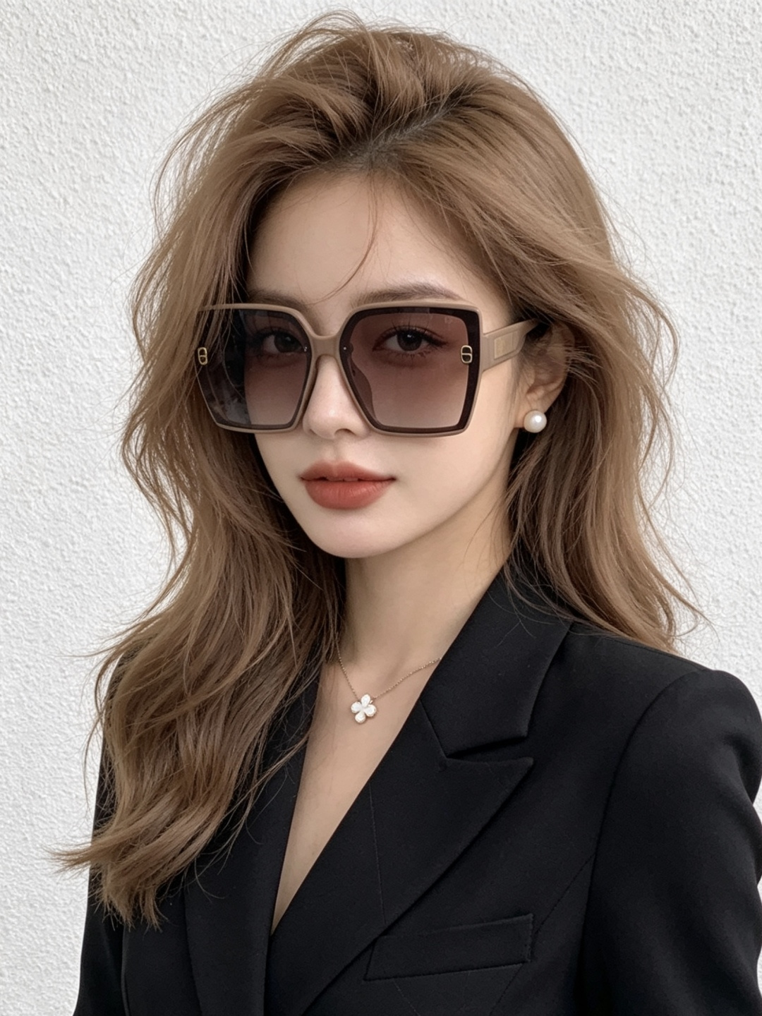 🔺 【DIOR-迪奥】开春新款 潮流爆款 时尚方框偏光太阳镜 高品质 佩戴舒适 网红潮款墨镜 女士高清偏