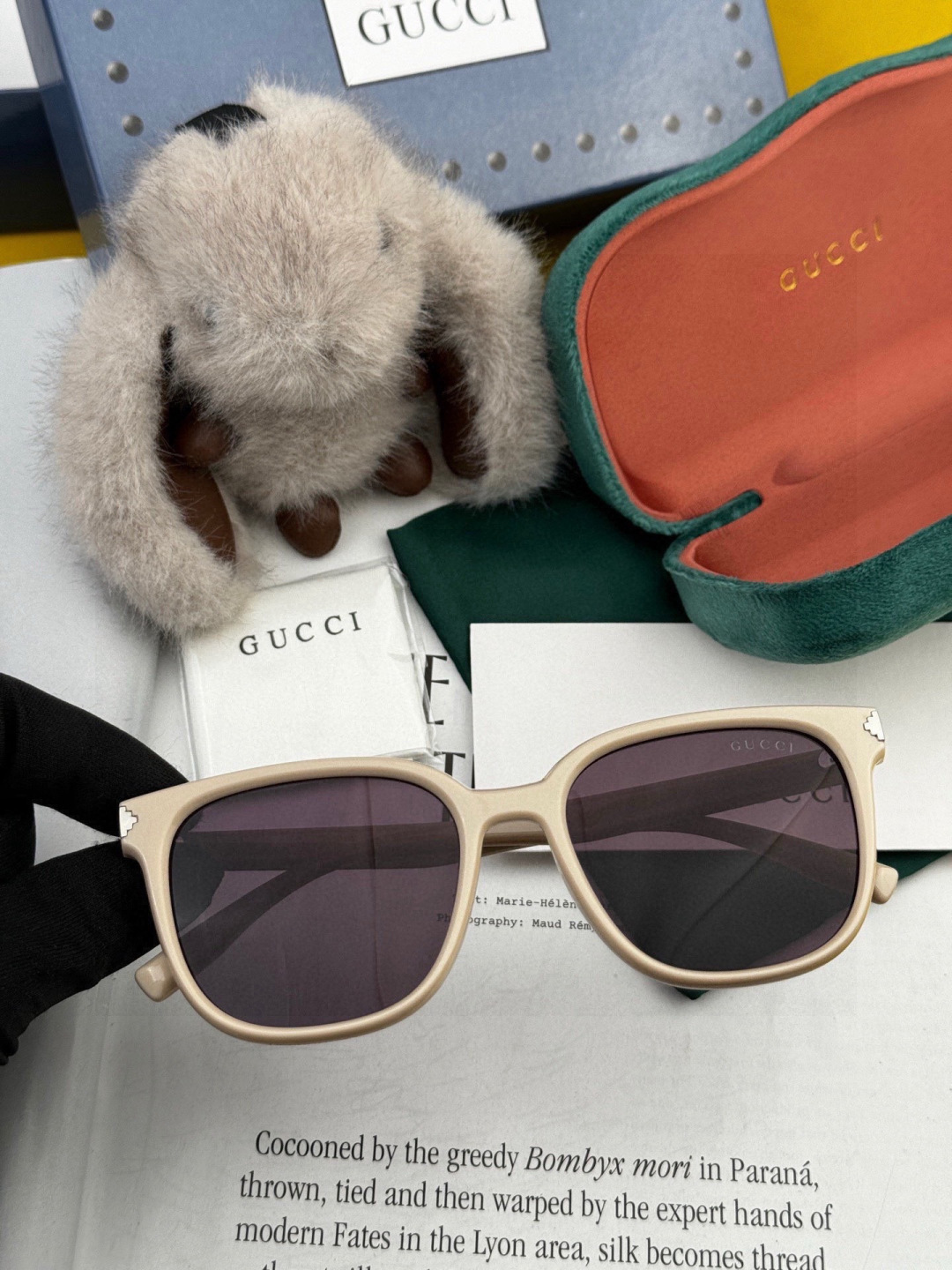🔺 【GUCCI-偏光太阳镜】开春新款 潮流爆款 时尚圆框偏光太阳镜 高品质 佩戴舒适 网红潮款墨镜 女