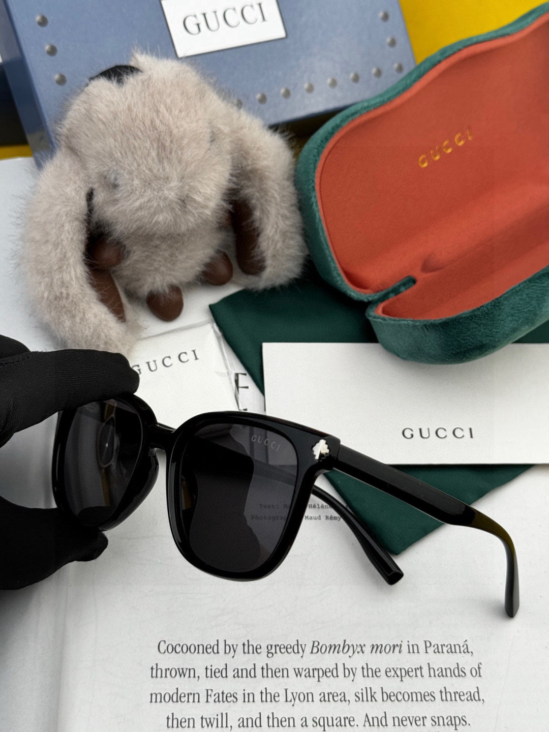 🔺 【GUCCI-偏光太阳镜】开春新款 潮流爆款 时尚圆框偏光太阳镜 高品质 佩戴舒适 网红潮款墨镜 女