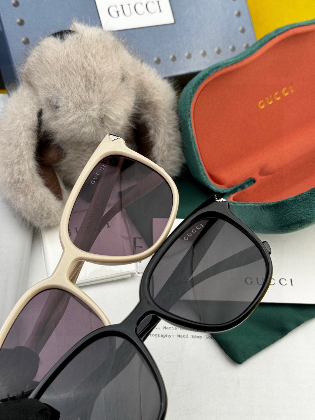 🔺 【GUCCI-偏光太阳镜】开春新款 潮流爆款 时尚圆框偏光太阳镜 高品质 佩戴舒适 网红潮款墨镜 女